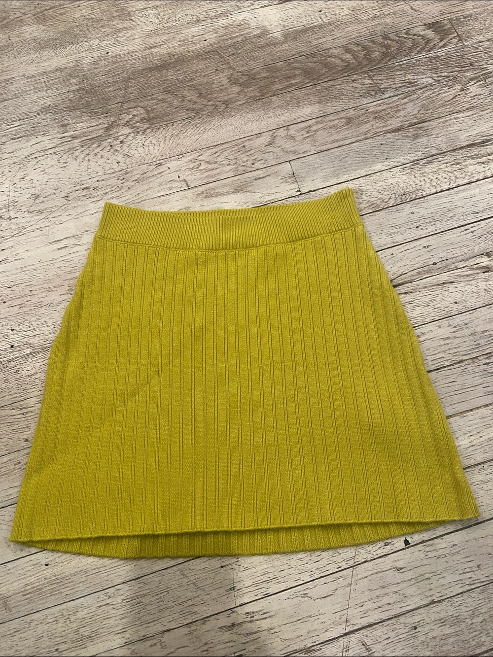 Free People Hailee ribbed knit A-Line sweater mini Skirt 
size Medium Nwot